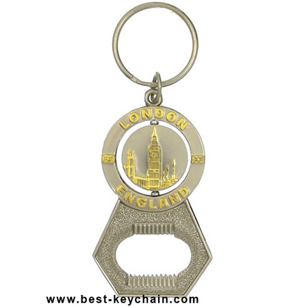 opener london metal england keychain souvenir