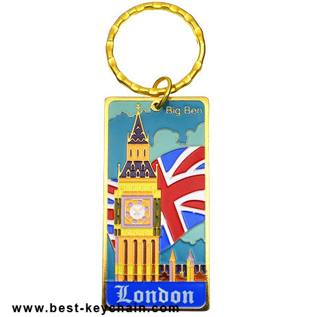 metal big ben keychain souvenir london