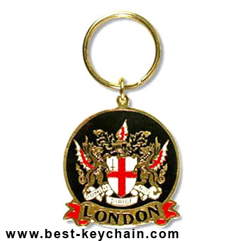 uk souvenir gift crest coat of arms keychain
