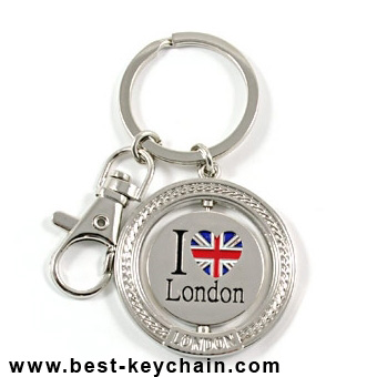 Metal souvenir keychain United kingdom london