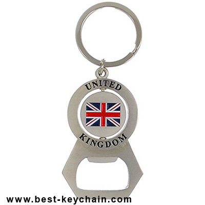 metal souvenir UK bottle opener keychain keyring