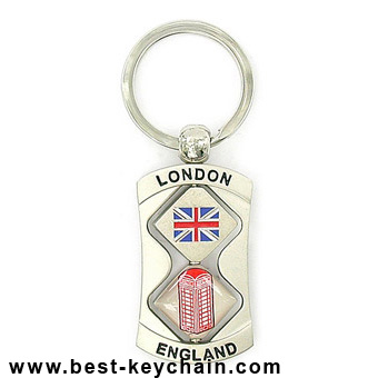 metal spinner key holder souvenirs gift UK