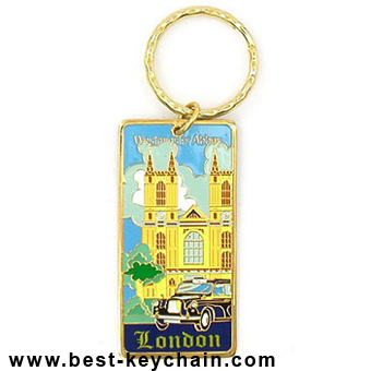 souvenir soft enamel london metal key holder