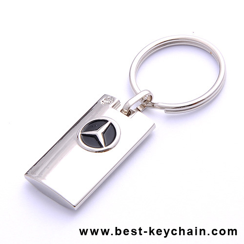 metal germany mercedes benz car logo key chain