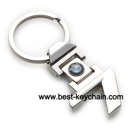 custom design bmw 7 metal keychain
