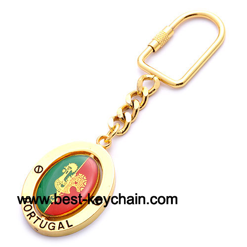 ellipse souvenir portugal metal key holder