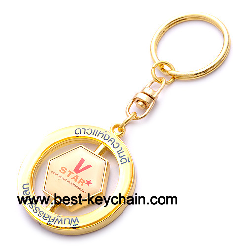 Metal gold epoxy ibs key holder