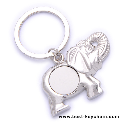 3d elephant shape metal keychain souvenir gifts