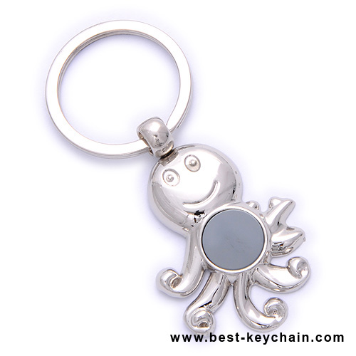 3d octopus keychains metal souvenir gifts