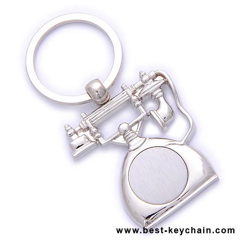 telephone shape metal keychain souvenir gifts