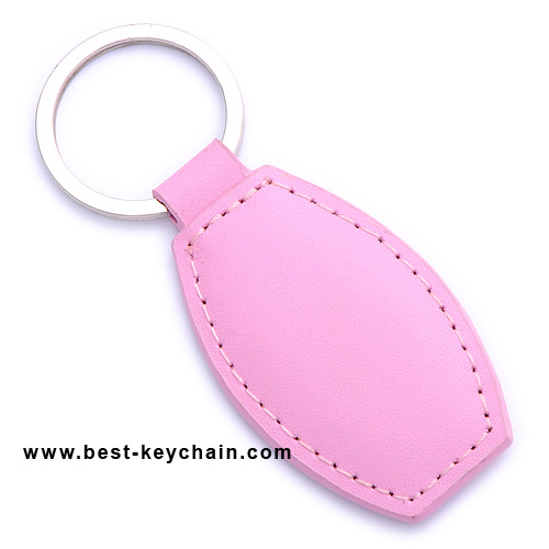 PINK LEATHER KEYCHAINS