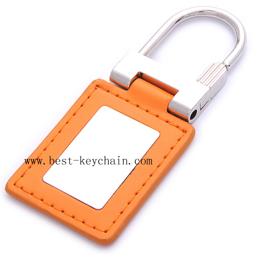PU LEATHER KEY RING USE LASER LOGO WELCOME
