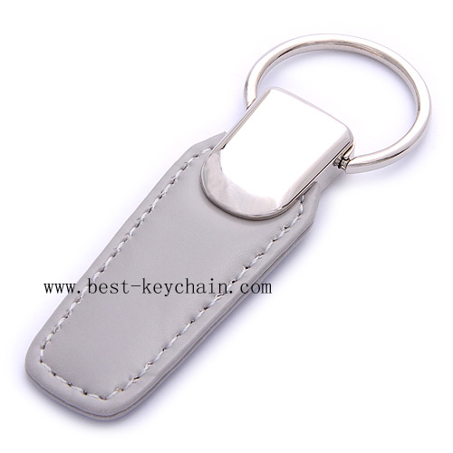GREE COLOR PROMITON PU LEATHER AND METAL KEYHOLDER