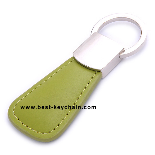 HOTSTAMP LOGO LEATHER KEYCHAIN FOR PROMOTION