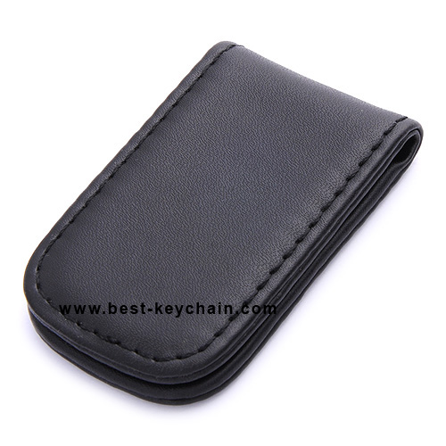 MONEY CLIP WITH PU LEATHER MATERIAL