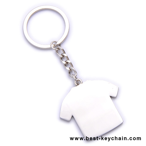T-shirt metal keychain made in china
