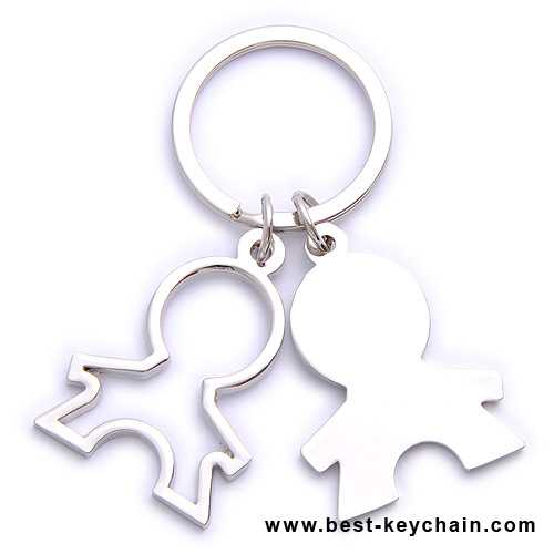 baby boys shape metal key chains