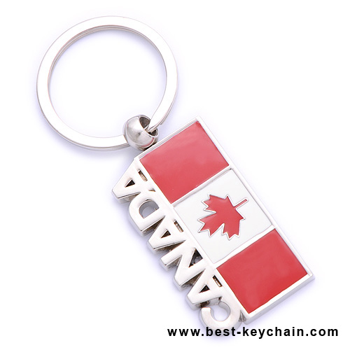 canada flag metal keychain souvenir gifts