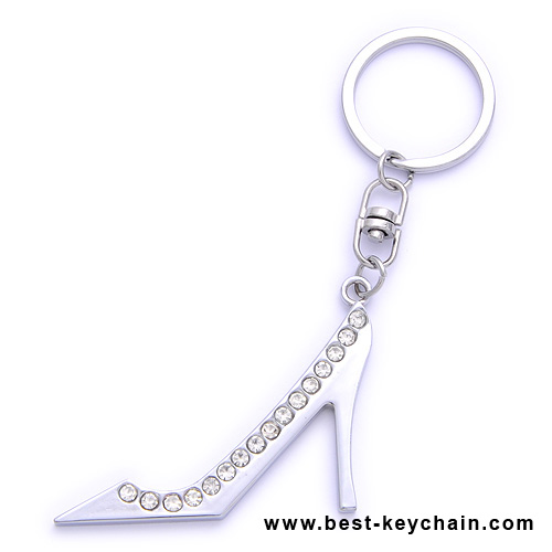high heeled shoes metal keychain