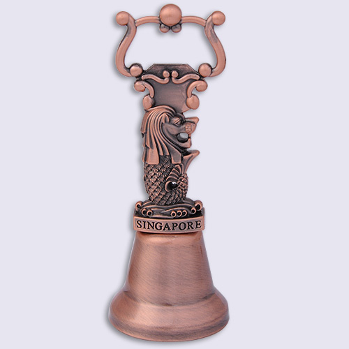 metal bell sisngapore souvenir