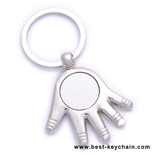 metal hand keyrings promotion gifts