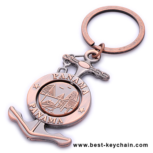 metal key chain souvenirs panama canal