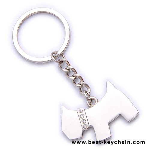 metal key rings dog shape gifts