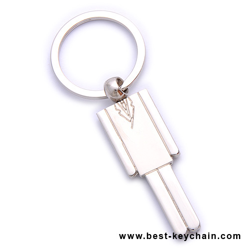 metal keychain gift people shape
