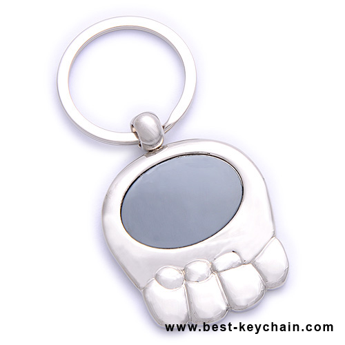 metal keychains foot promotion gifts