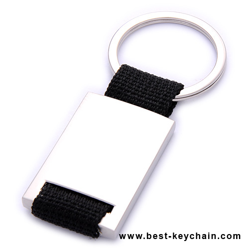 black weave promotion keyring metal keychain