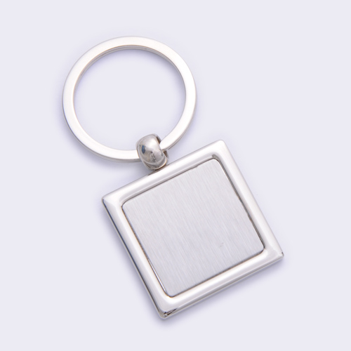 square shape epoxy keychain