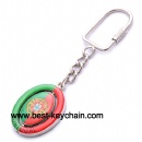 metal souvenir epoxy logo portugal key ring